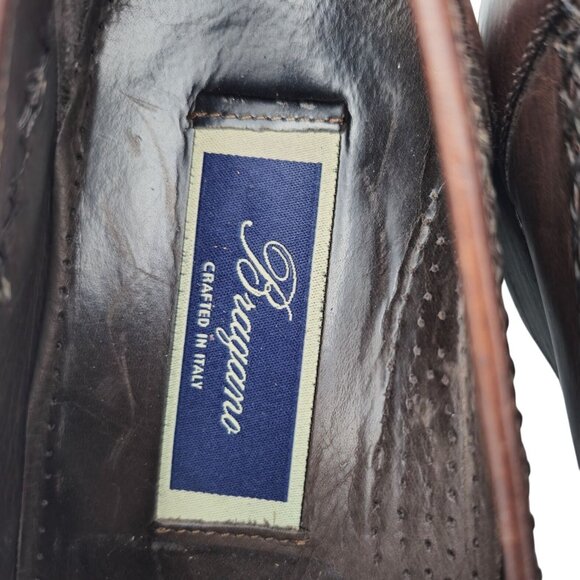 Vintage Bragano Cole Haan Alligator Crocodile Caiman Italy Leather Loafers Mens main image 7